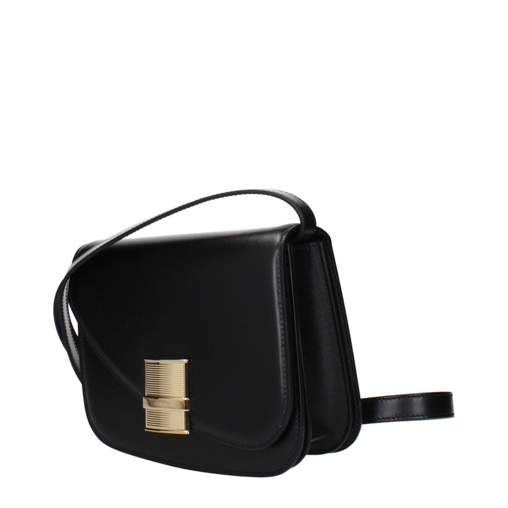 Salvatore Ferragamo Fiamma Crossbodytas – Zwart