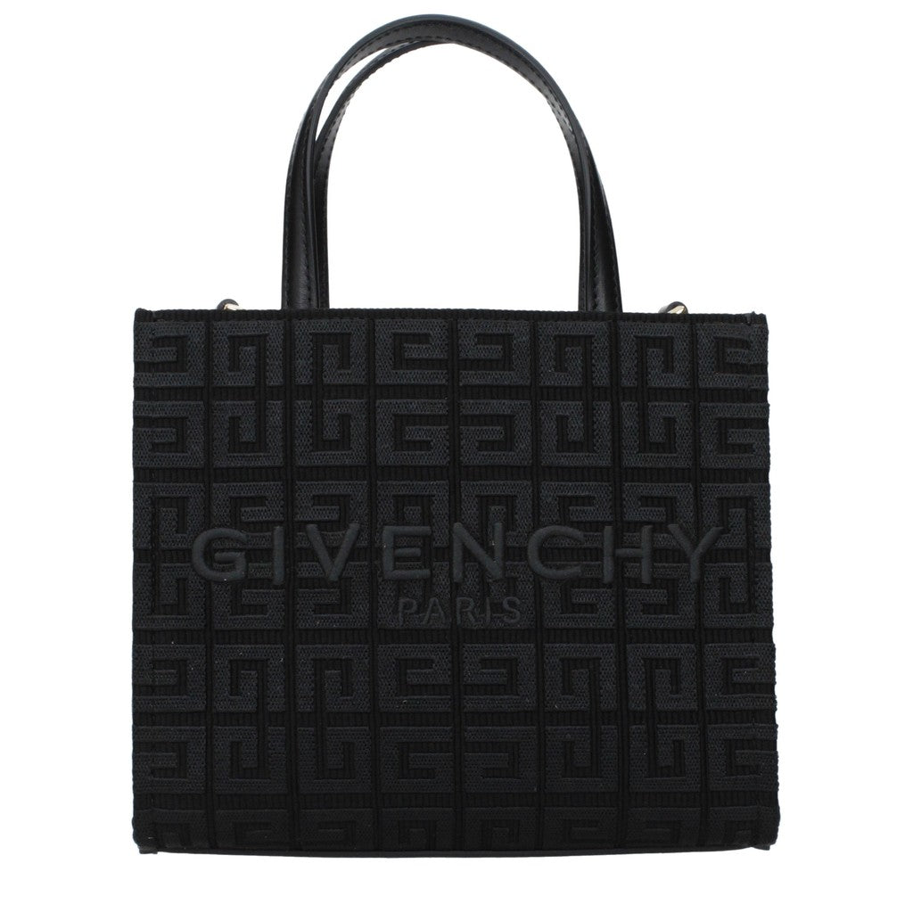 Givenchy G-Tote Handtas van stof en leer – Zwart