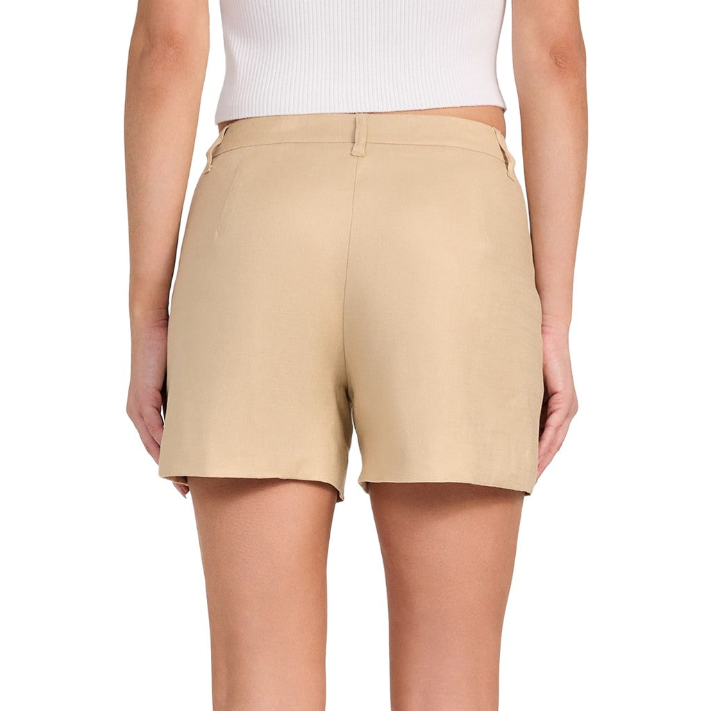 Guess Short met zak en sluiting met rits en knoop – Beige