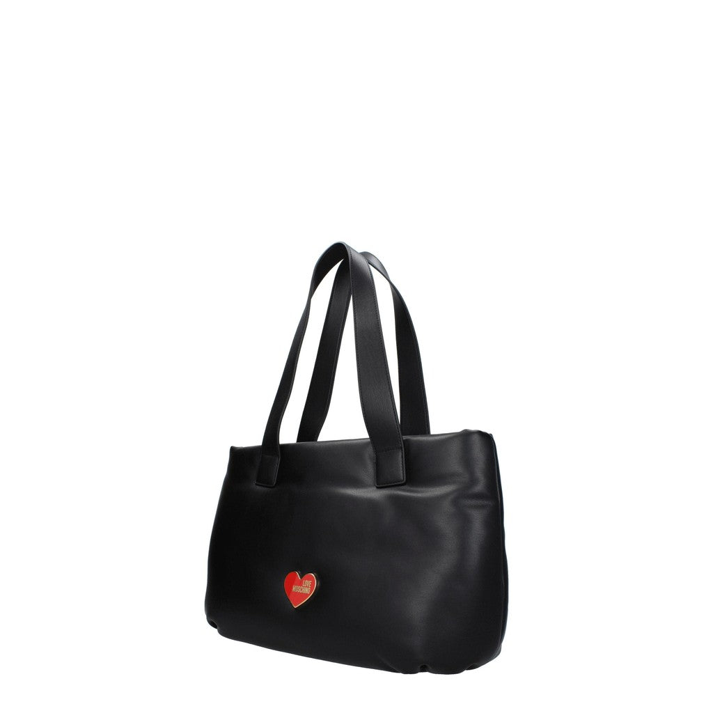 Love Moschino Shopper van polyurethaan – Zwart