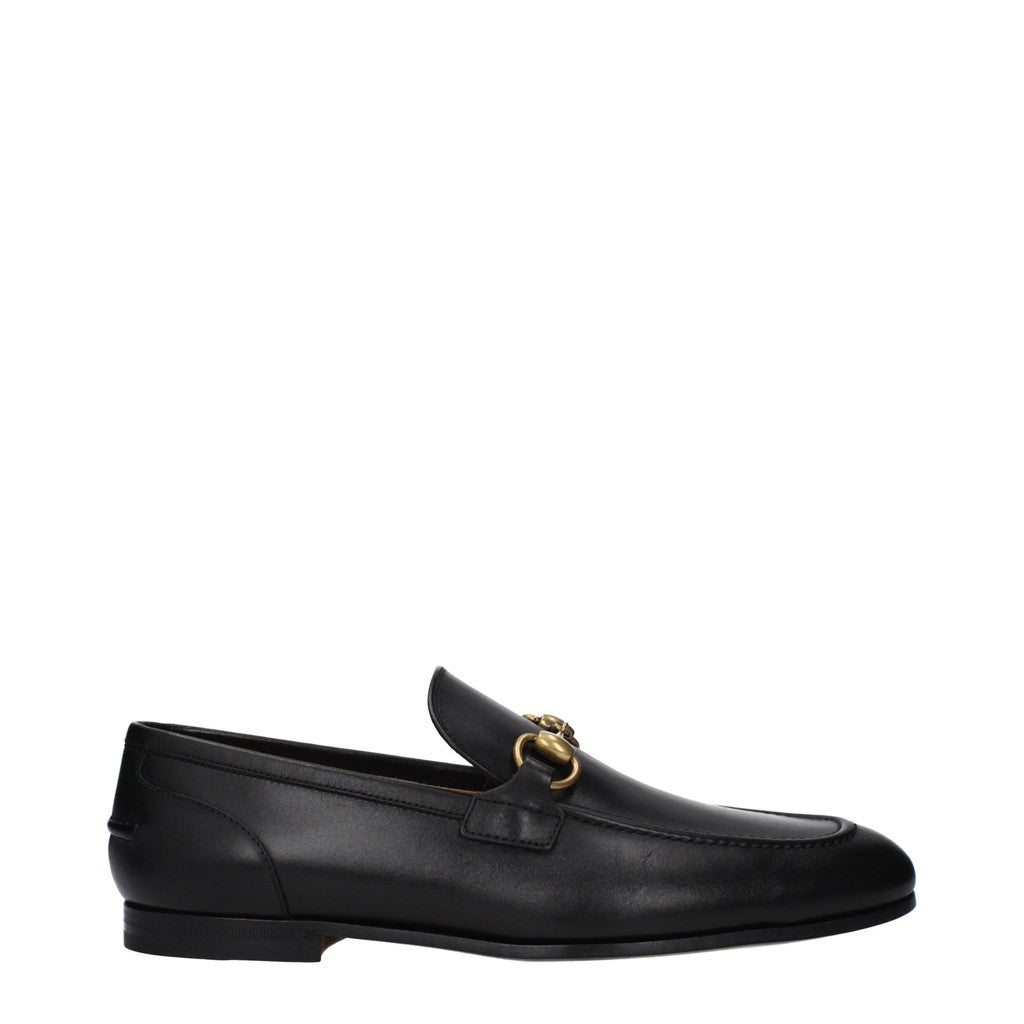 Gucci Herenloafers met leren zool – Zwart