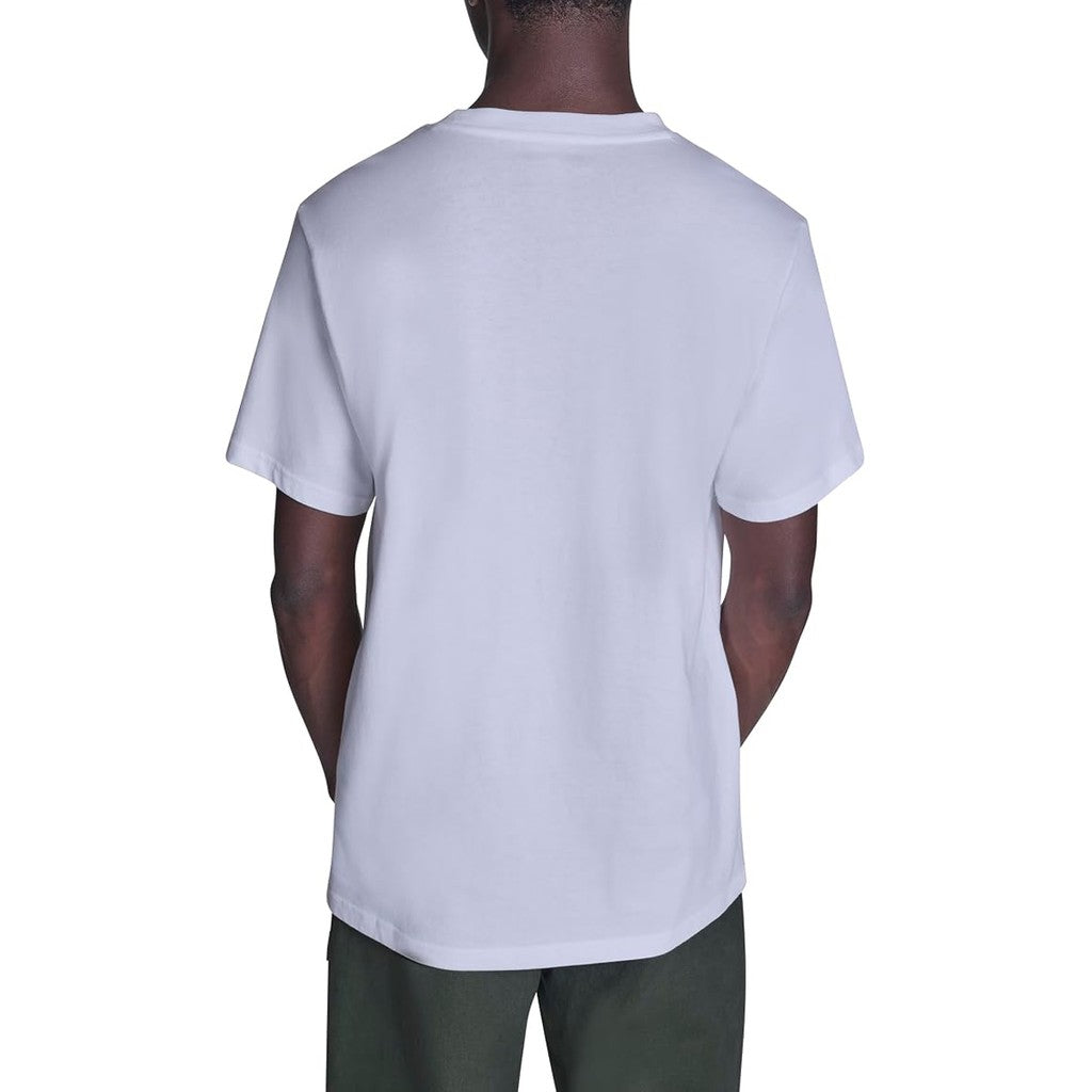 Converse T-shirt met ronde hals en bedrukt logo – Wit