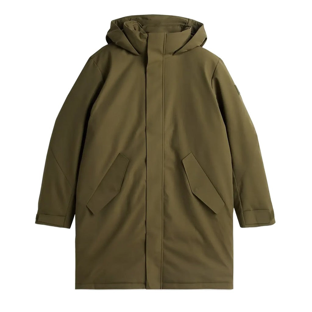 Tommy Hilfiger Gewatteerde jas met capuchon – Groen