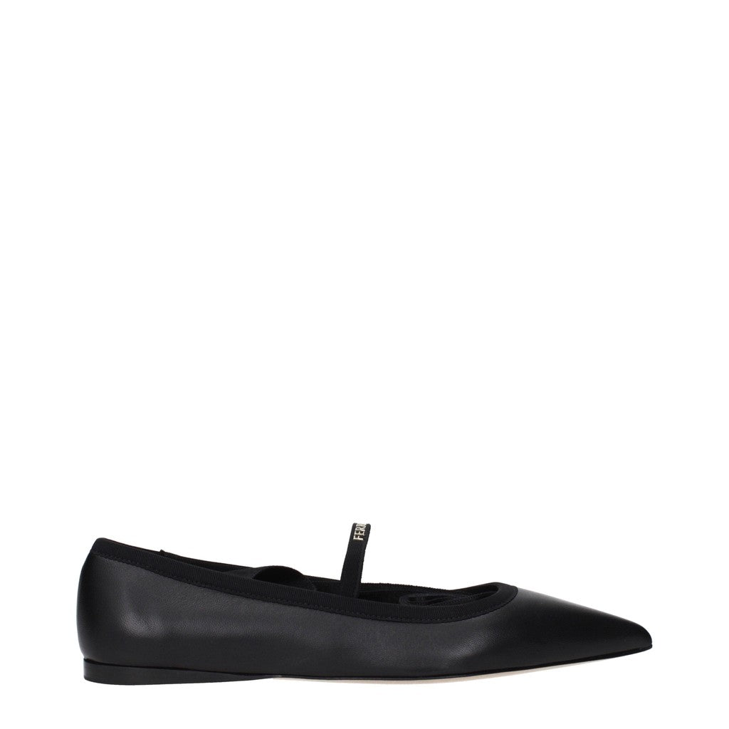 Salvatore Ferragamo Carice Ballerina's – Zwart
