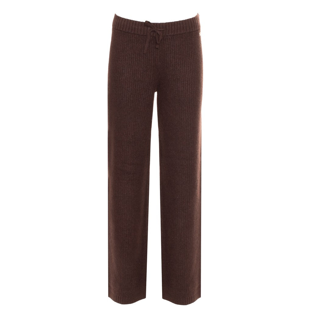 Guess Broek met trekkoord in de taille – Bruin