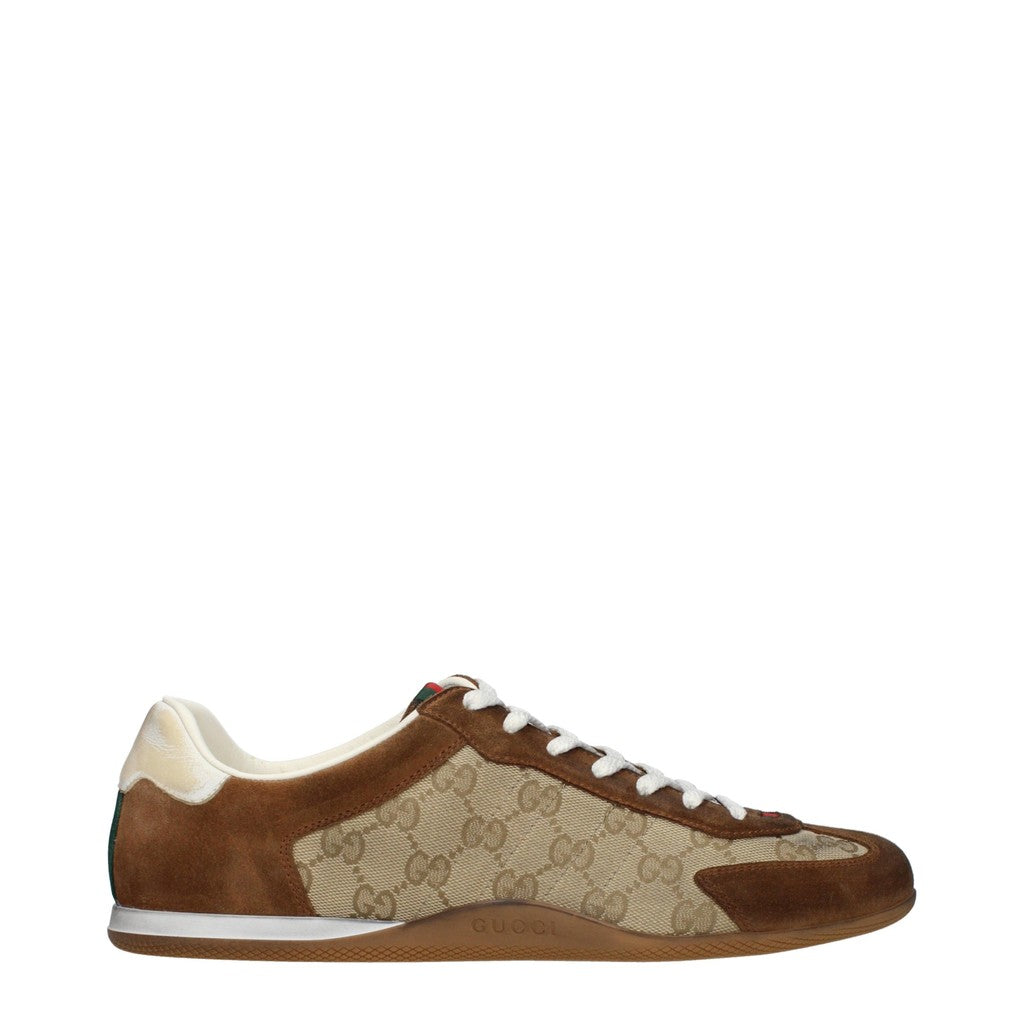 Gucci Shift Sneakers – Beige / Bruin