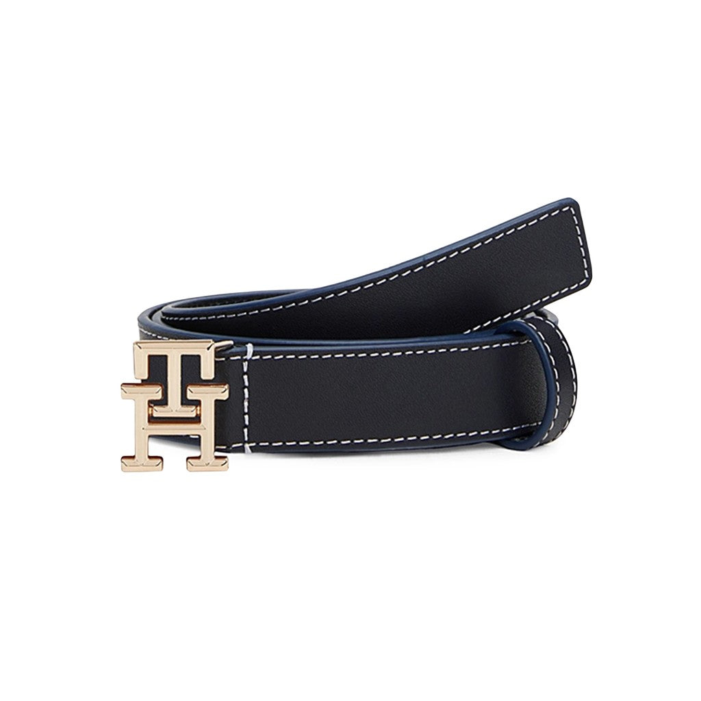 Tommy Hilfiger Leren riem Dames – Blauw