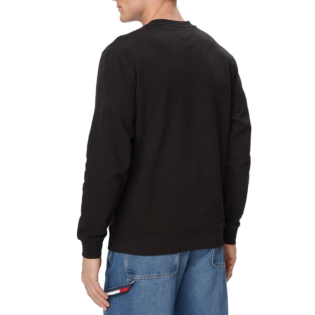 Tommy Jeans Sweater met print – Zwart