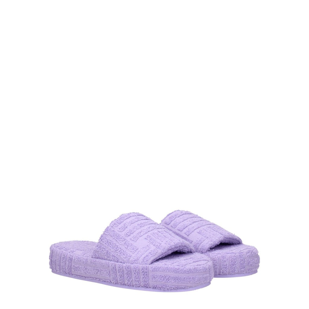 Bottega Veneta Resort Sponge Slippers – Lila