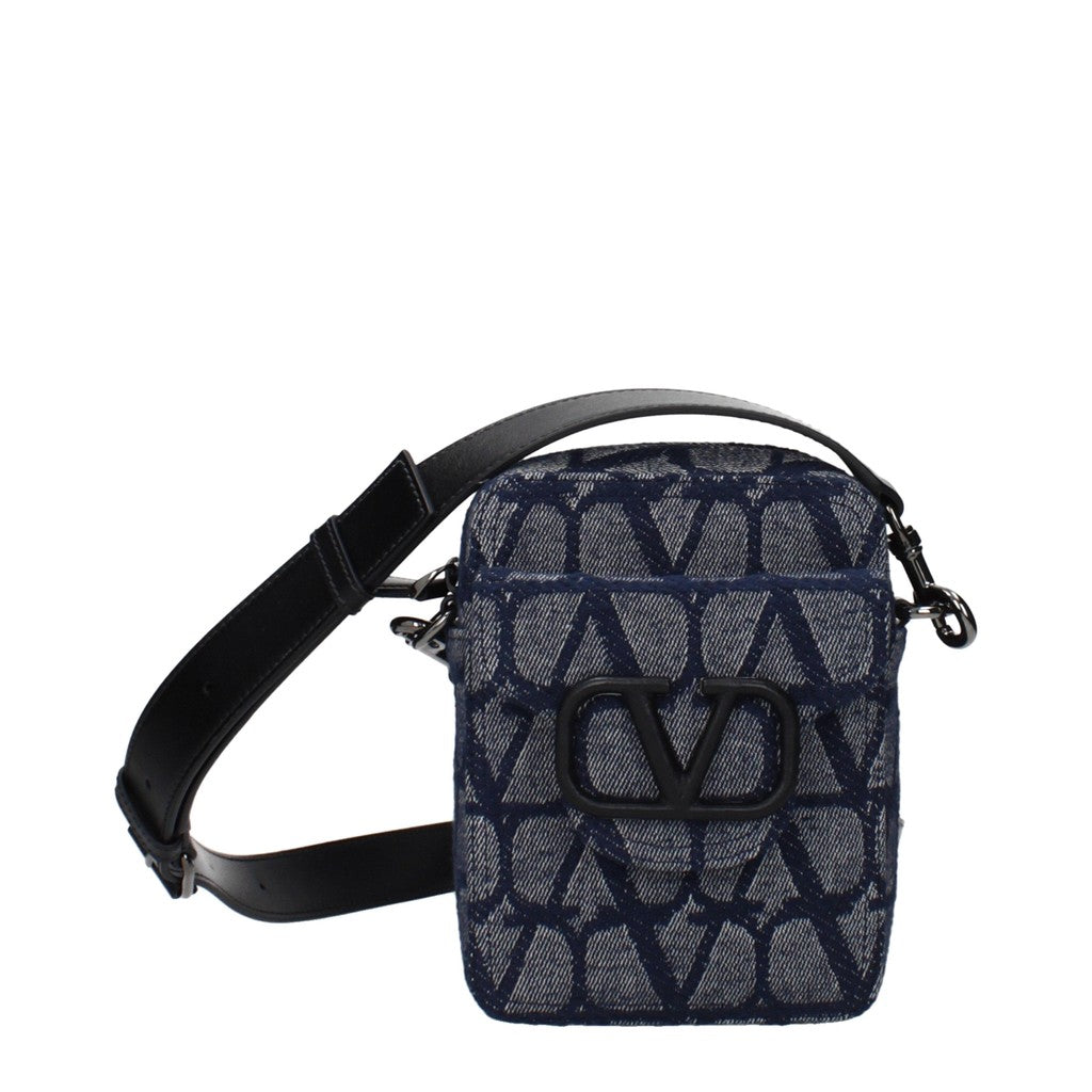 Valentino Garavani Kleine crossbodytas met ritssluiting – Blauw