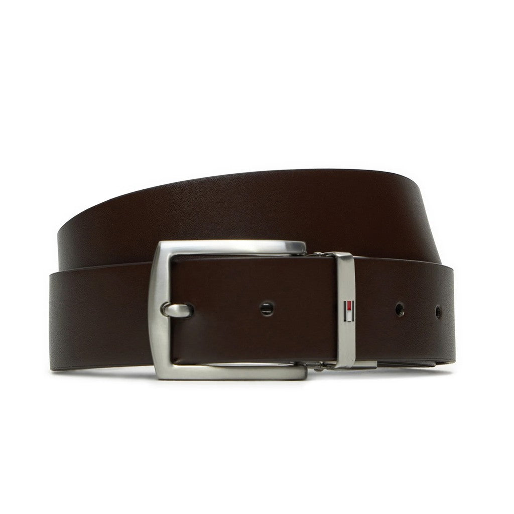 Tommy Hilfiger Leren riem Heren – Zwart / Bruin