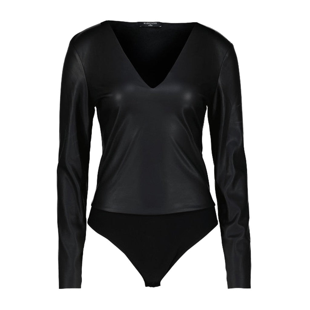 Guess Body met V-hals en lange mouwen – Zwart