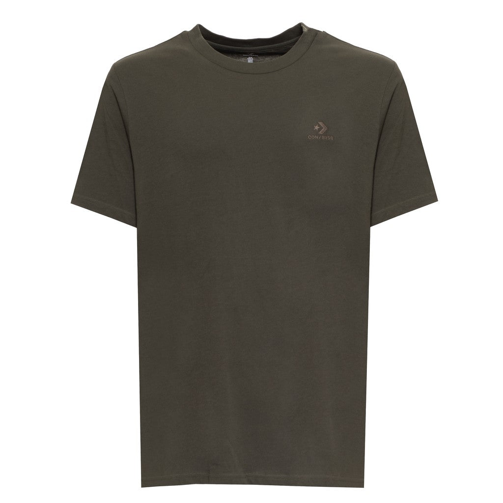 Converse T-shirt met ronde hals en geborduurd logo – Groen
