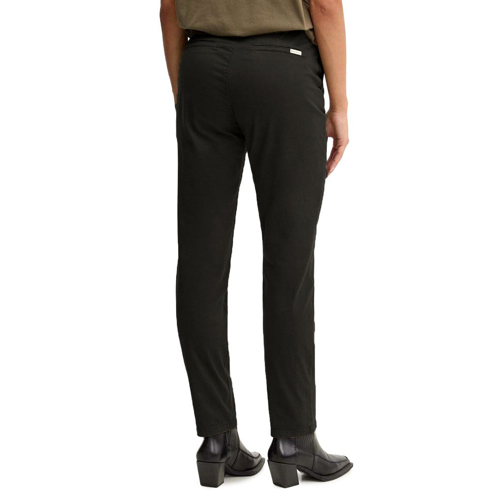 Guess Broek met vier zakken en logo – Zwart