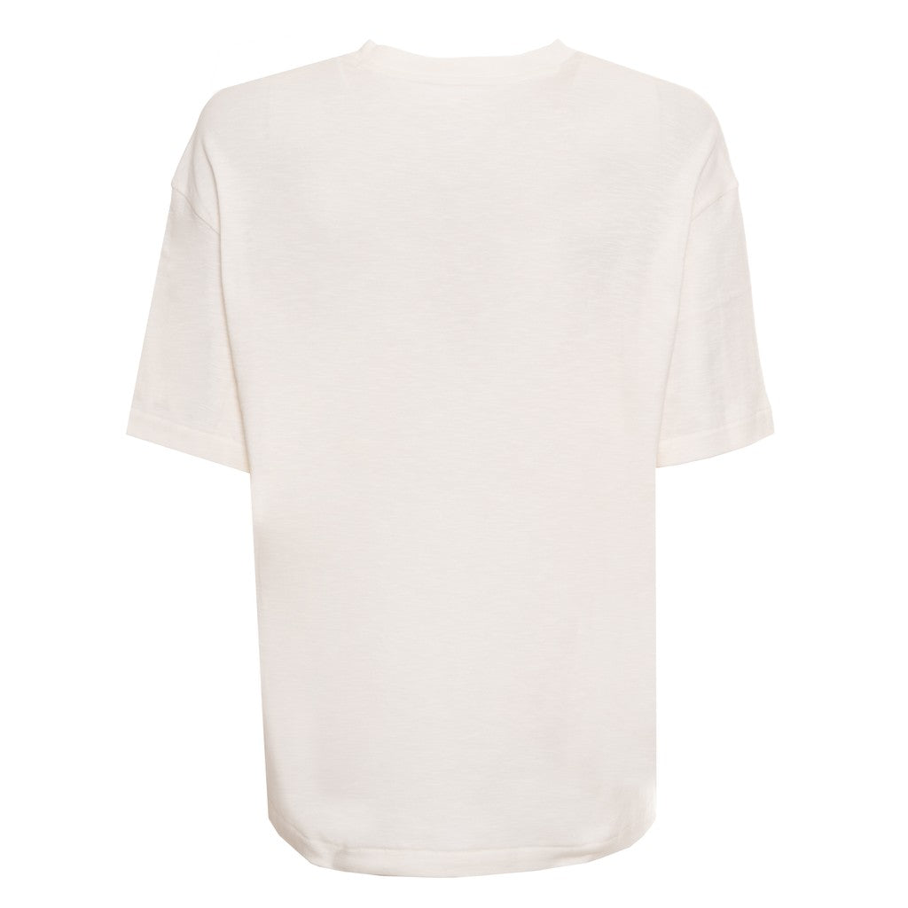 Converse T-shirt met ronde hals en bedrukt logo – Wit