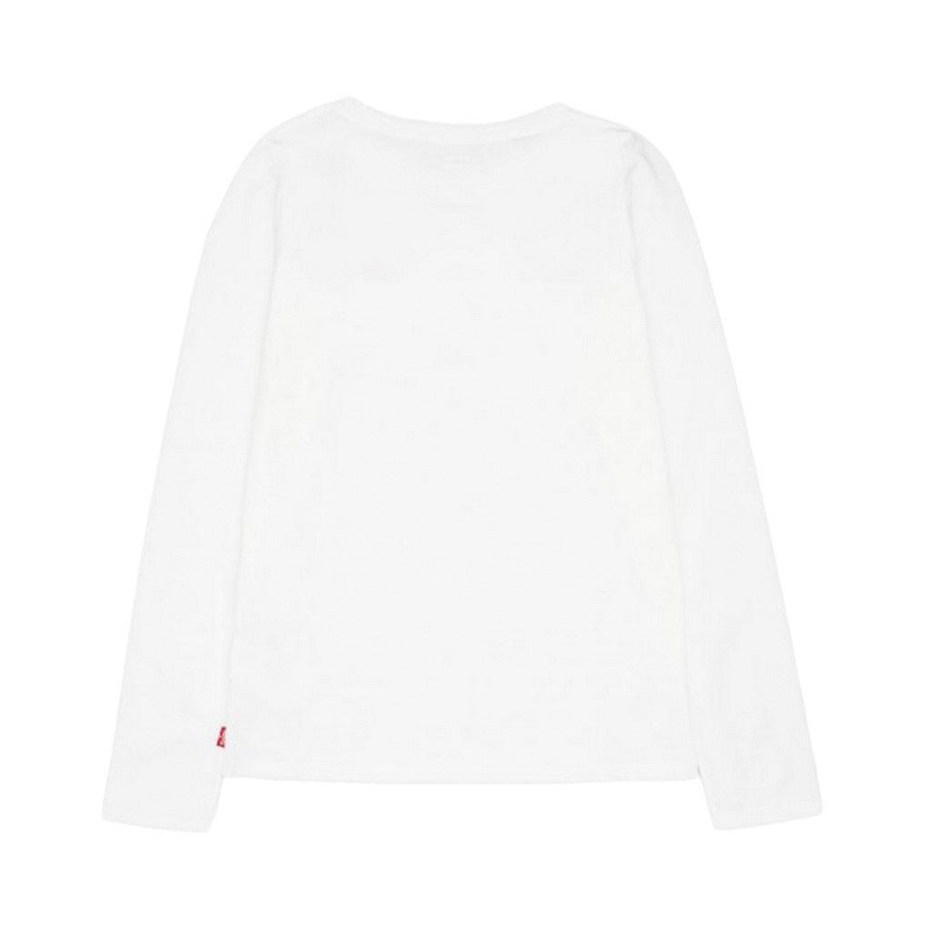 Levi's Kids T-shirt met lange mouwen en logo – Wit