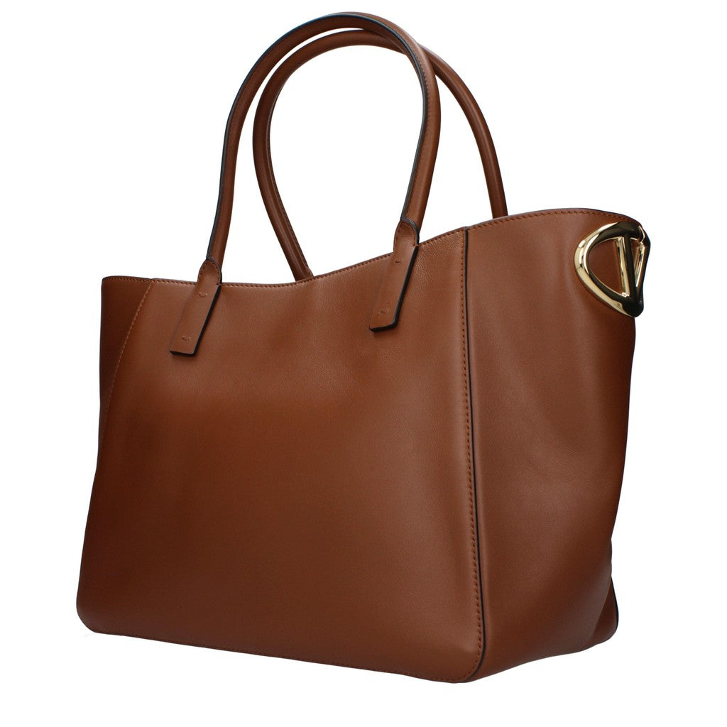 Valentino Garavani Shopper met haaksluiting – Bruin