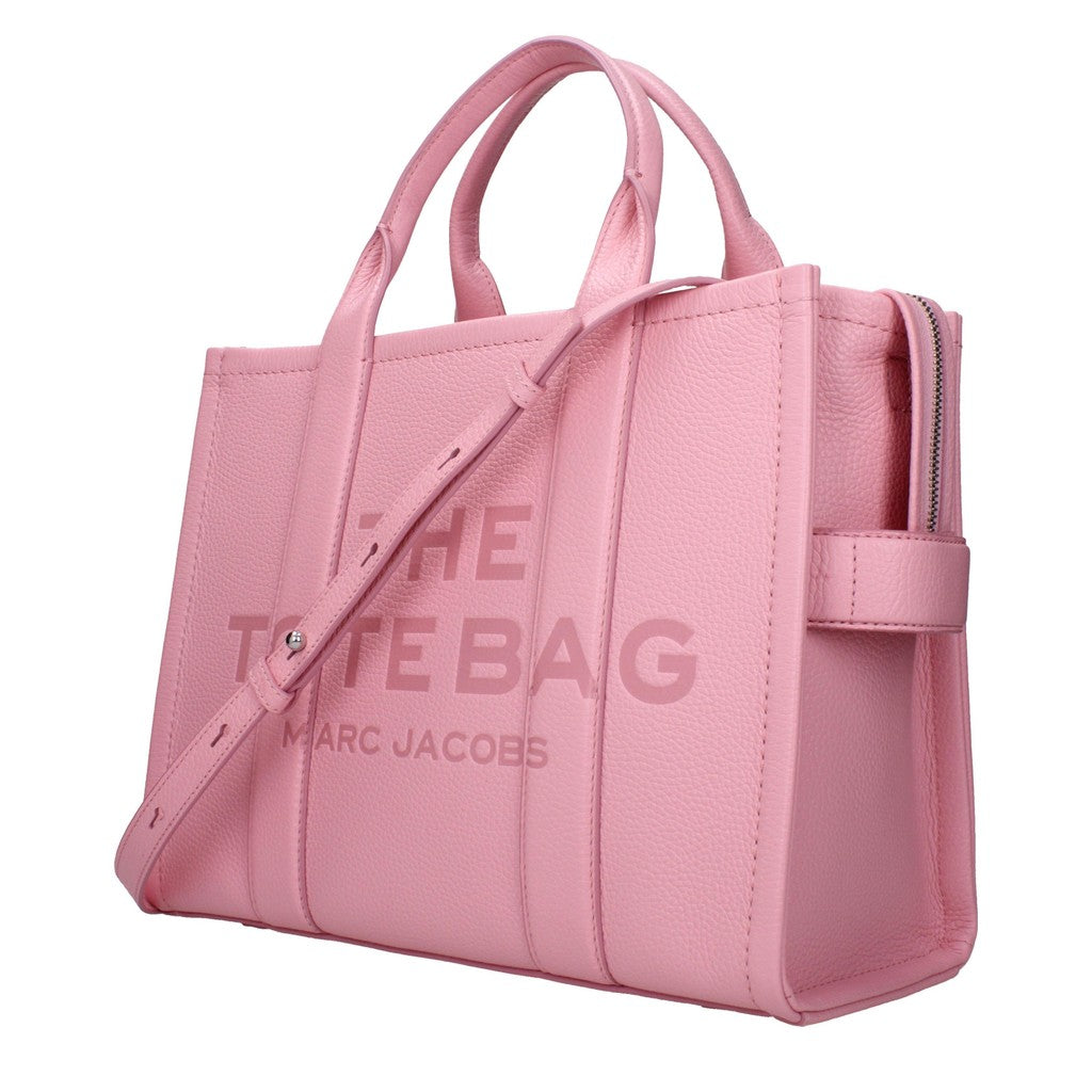Marc Jacobs The Tote Shopper van leer – Roze