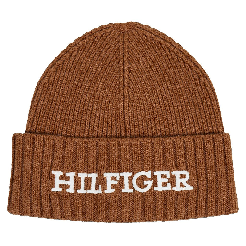 Tommy Hilfiger Pet met logoborduring Heren – Bruin