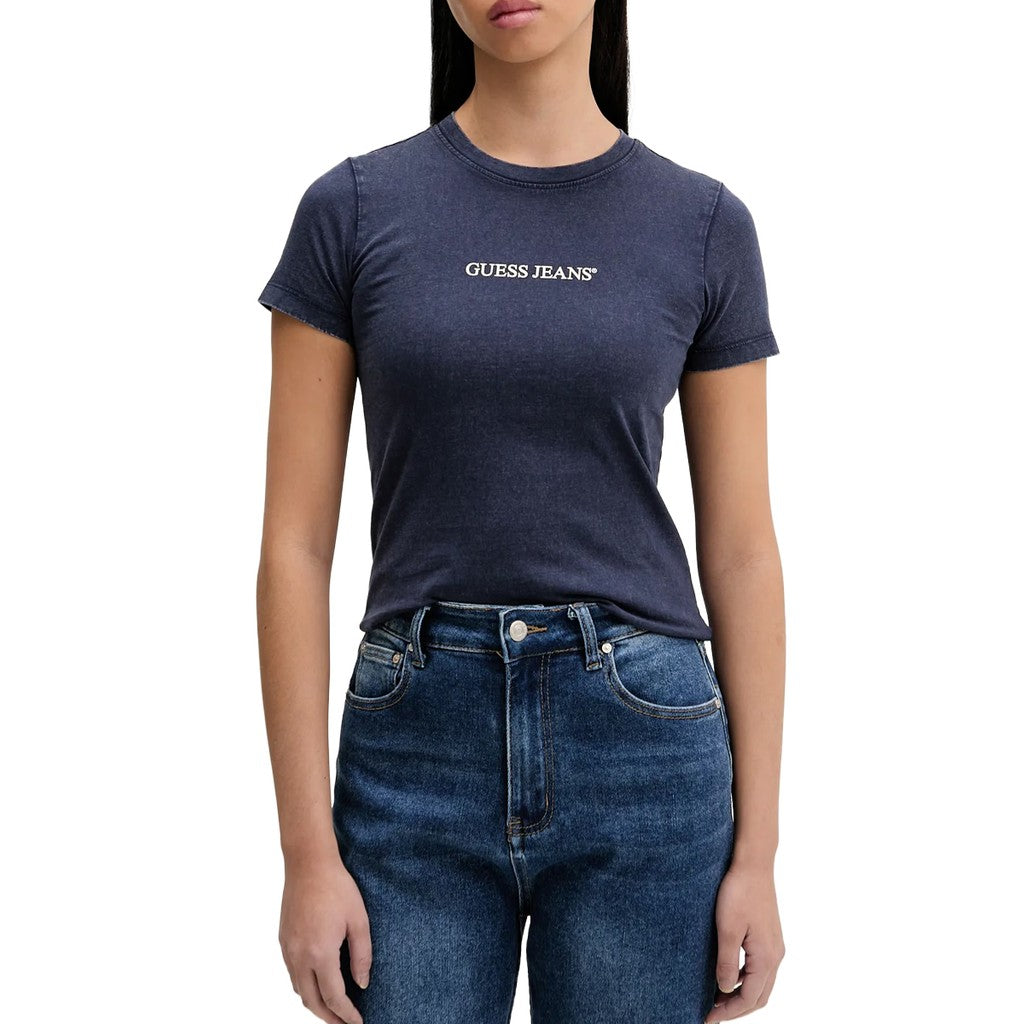 Guess Katoenen T-shirt met logoprint – Meerkleurig