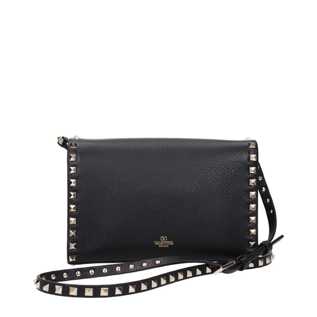 Valentino Garavani Rockstud Leren crossbodytas – Zwart