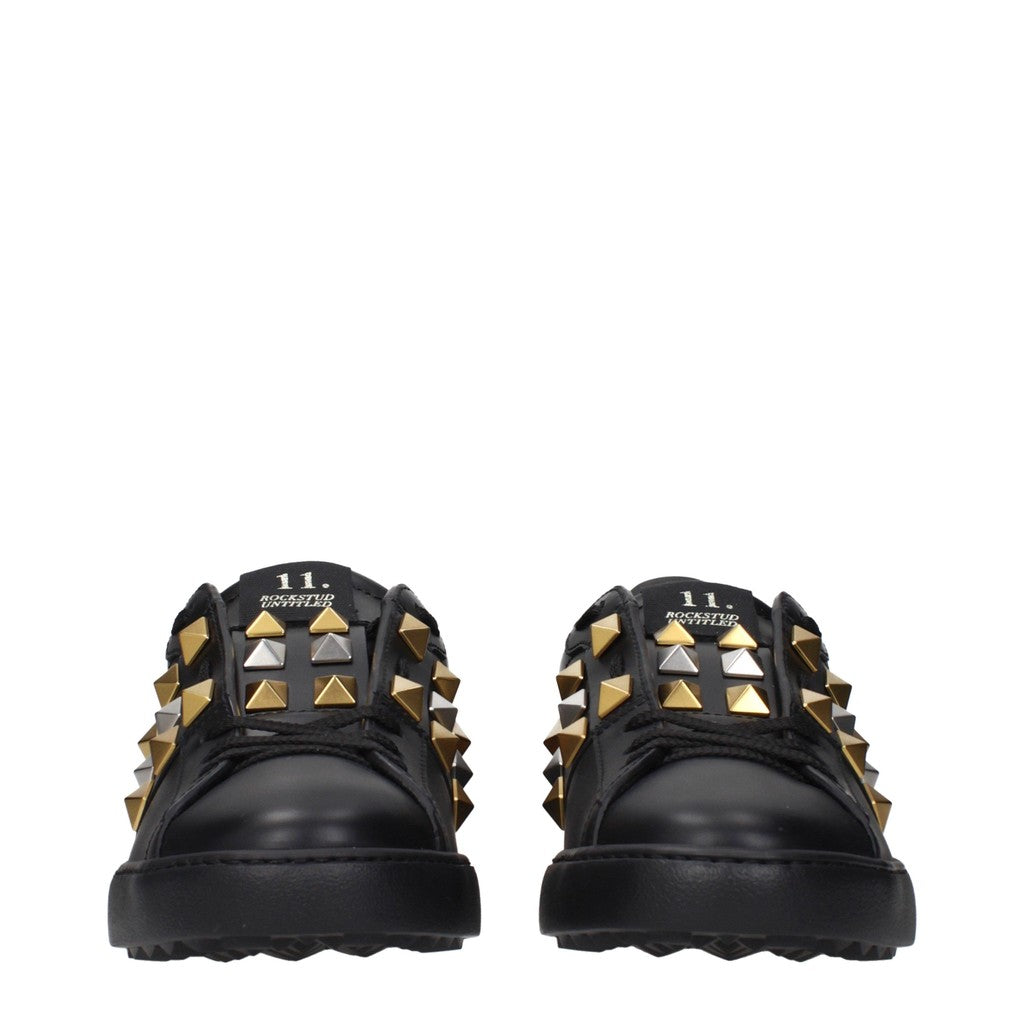 Valentino Garavani Rockstud Untitled Sneakers met ronde neus – Zwart