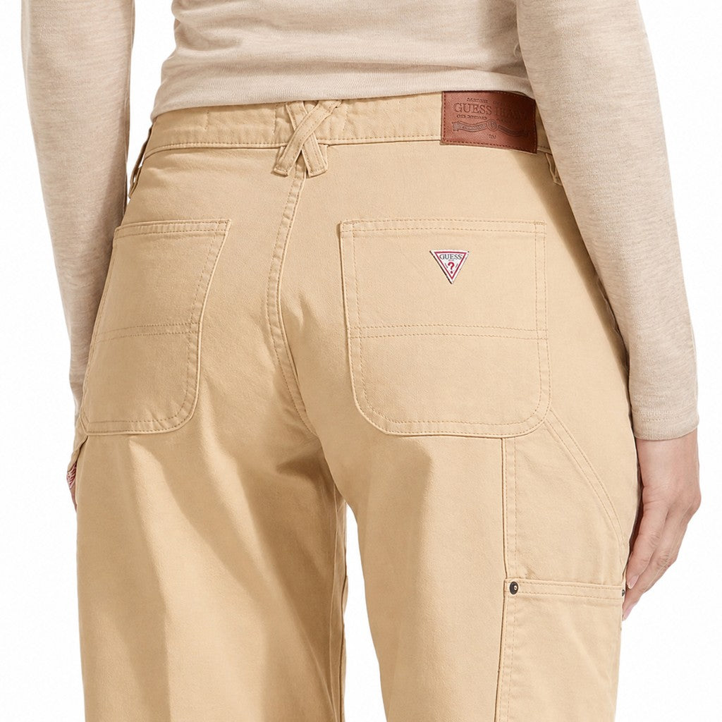 Guess Katoenen broek – Bruin