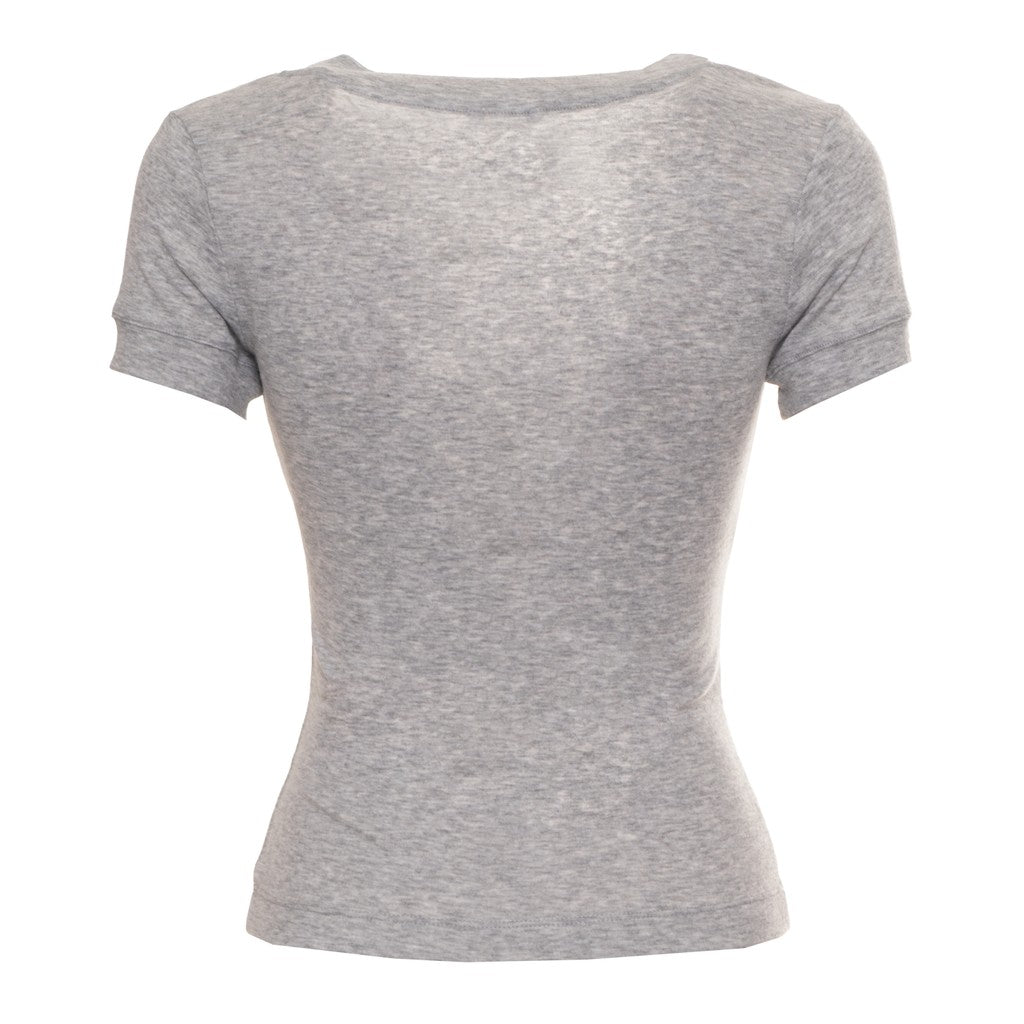 Guess Effen T-shirt met logo – Grijs