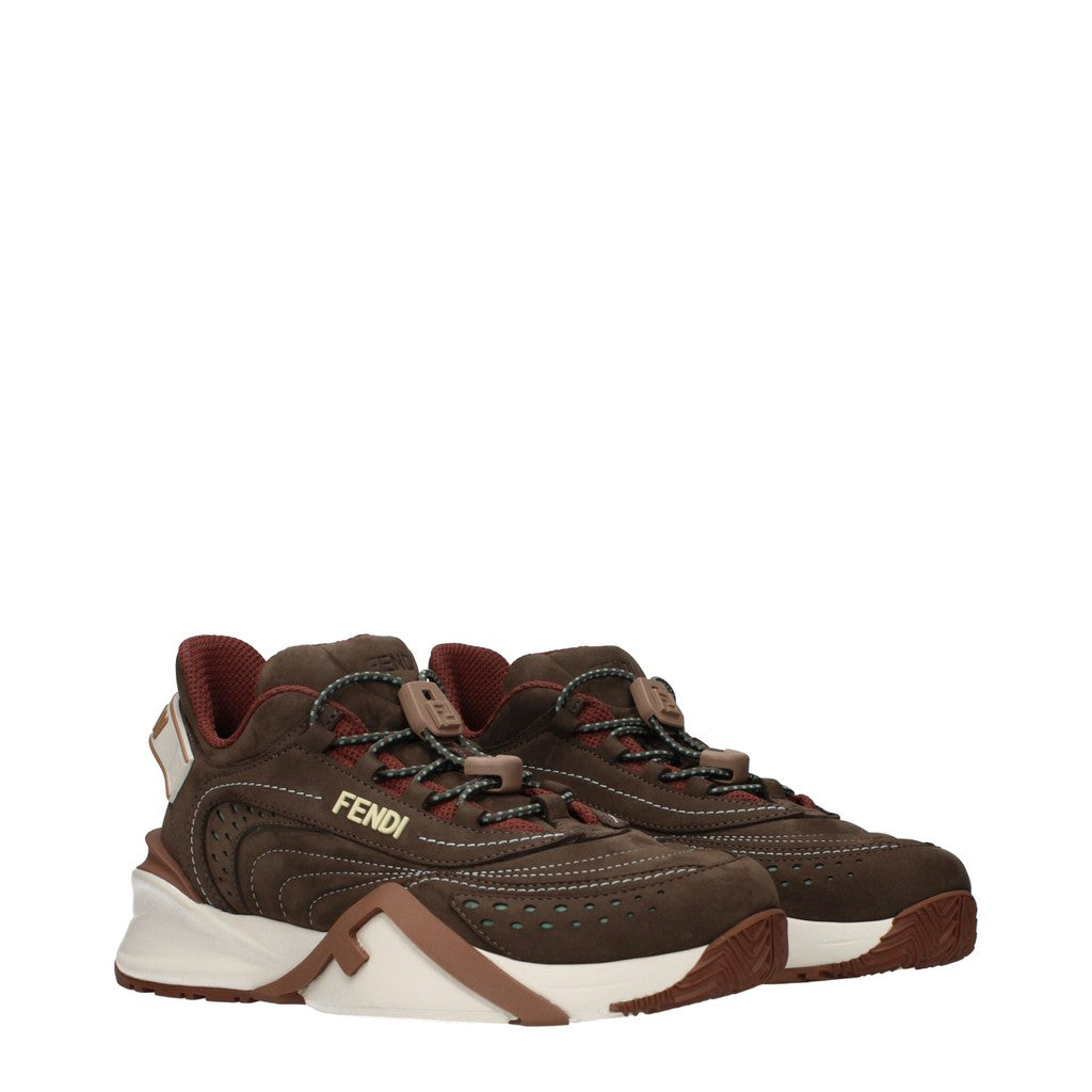 Fendi Sneakers met trekkoordsluiting – Bruin