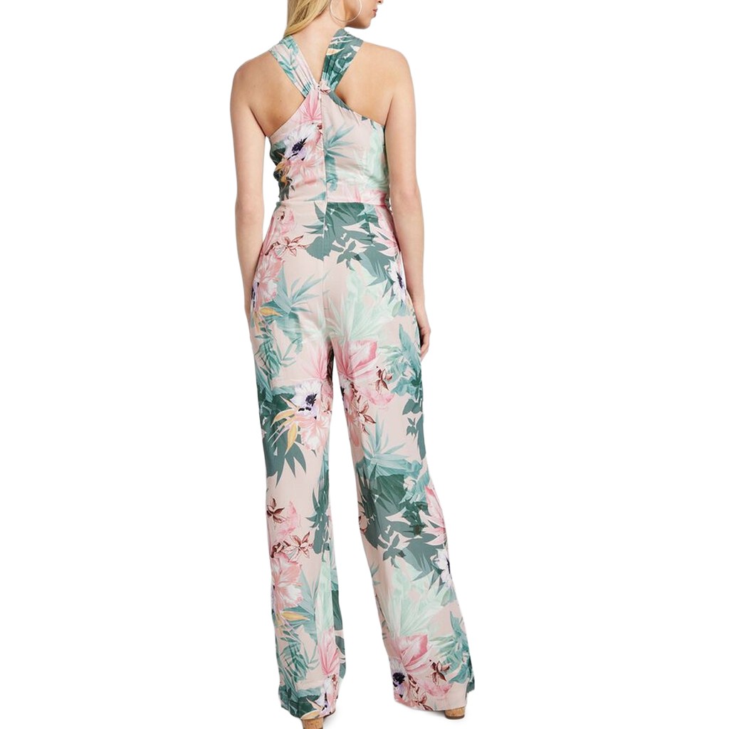 Guess Jumpsuit met bloemendessin en ritssluiting – Meerkleurig