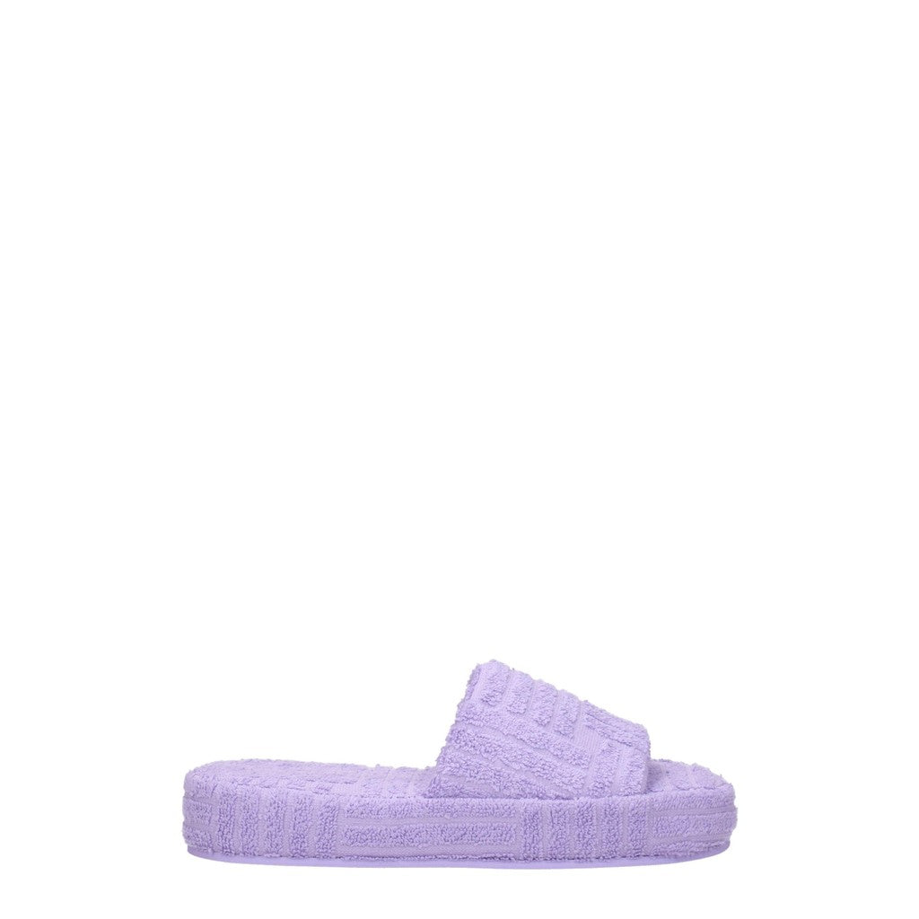 Bottega Veneta Resort Sponge Slippers – Lila