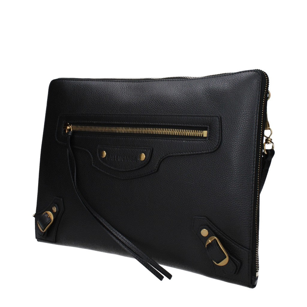 Balenciaga Slanke clutch – Zwart