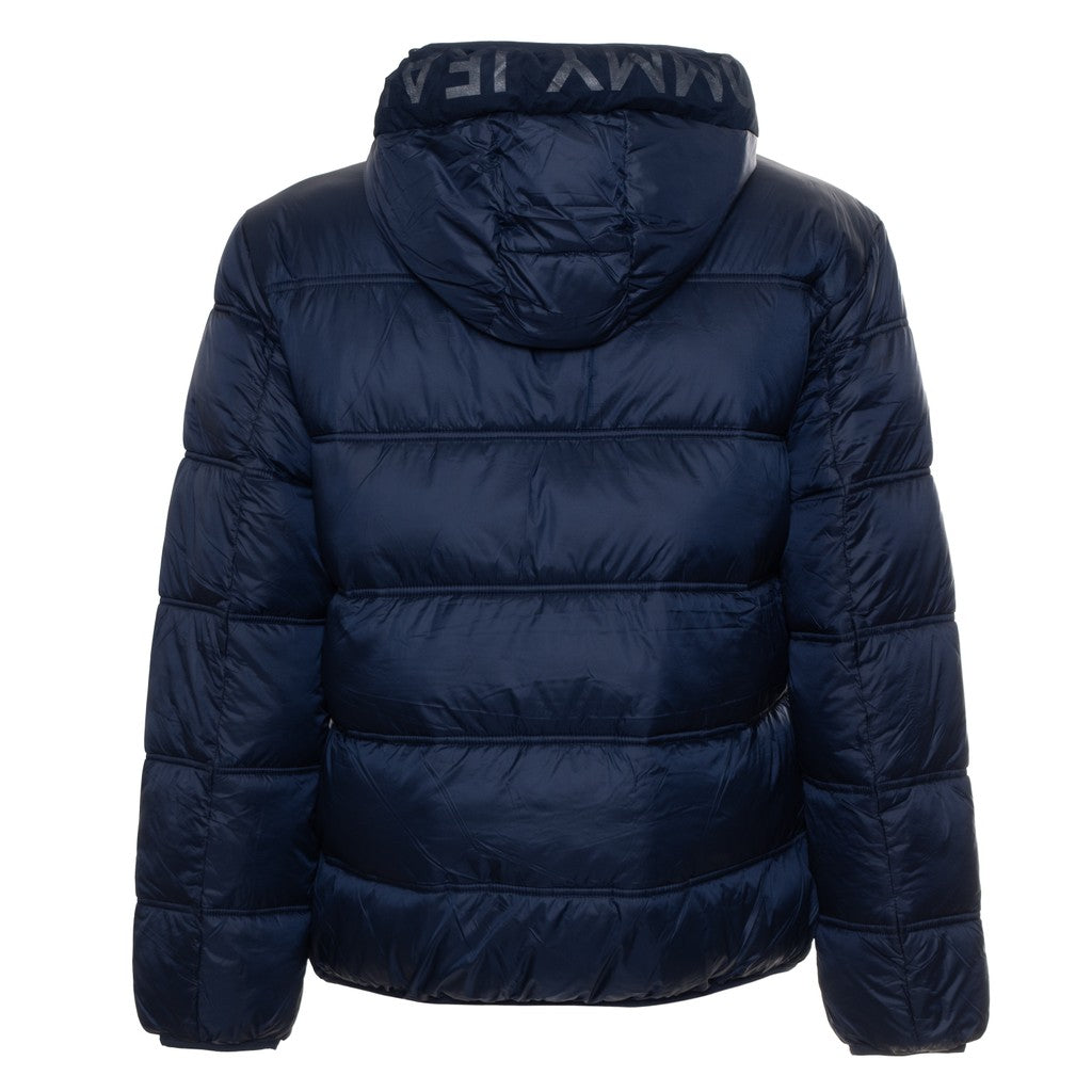 Tommy Jeans Donsjas met capuchon Heren – Marineblauw