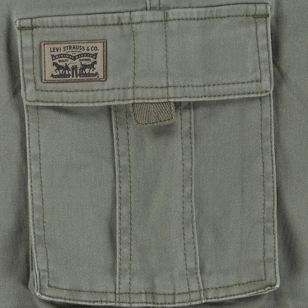 Levi's Kids Cargo bermuda – Olijfgroen