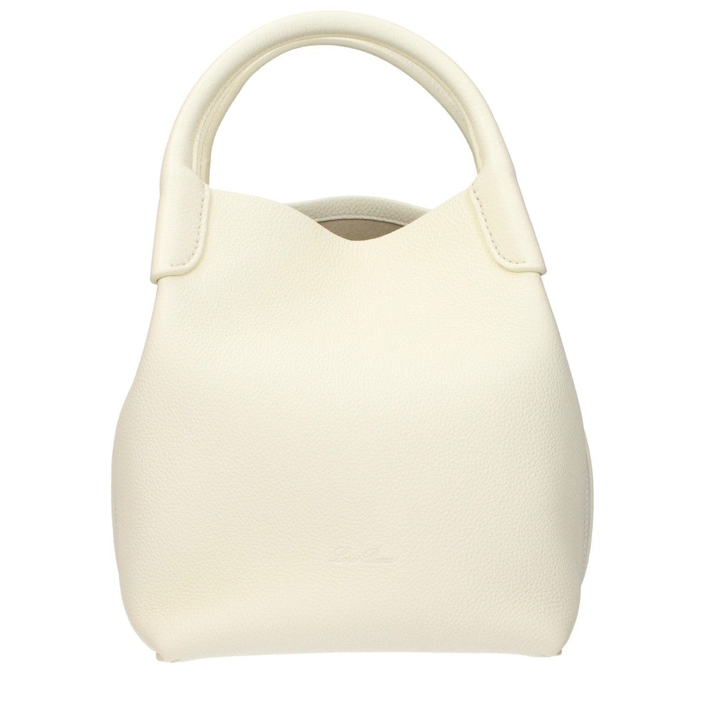 Loro Piana Small Bale Handtas – Ivoor