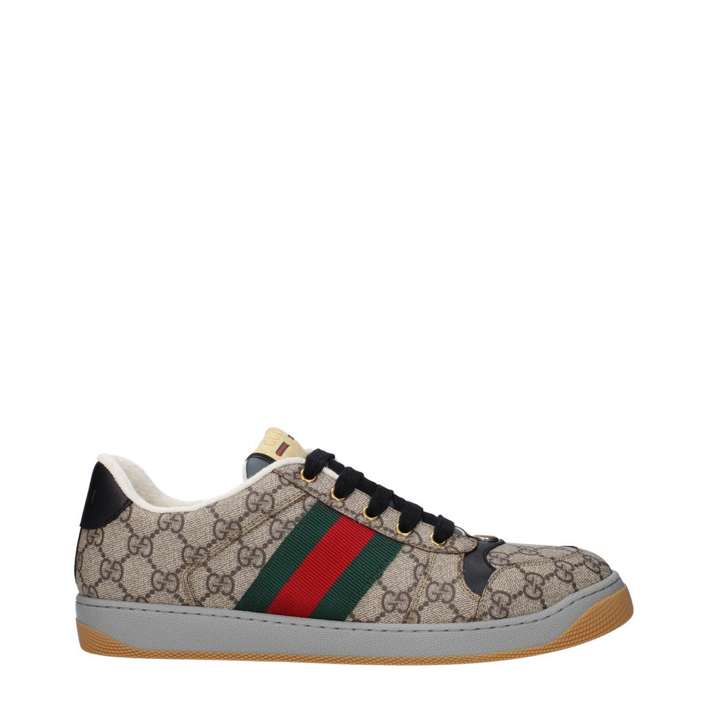 Gucci Screener Sneakers – Beige