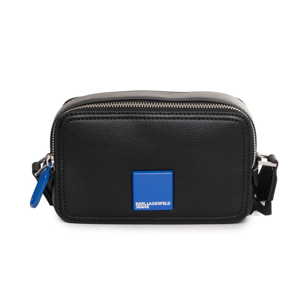 Karl Lagerfeld Kleine crossbodytas met ritssluiting – Zwart