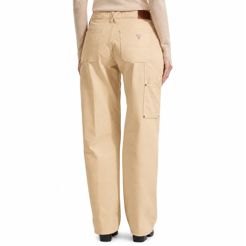 Guess Katoenen broek – Bruin