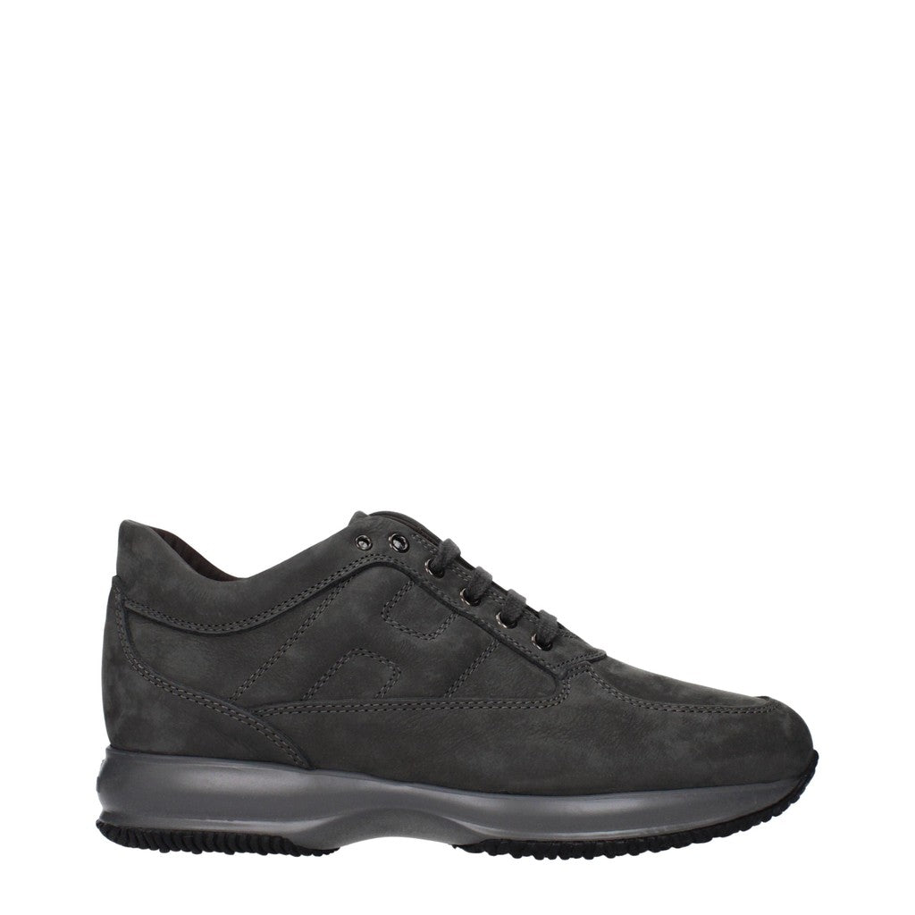 Hogan Interactive Sneakers met vetersluiting – Grijs / Taupe