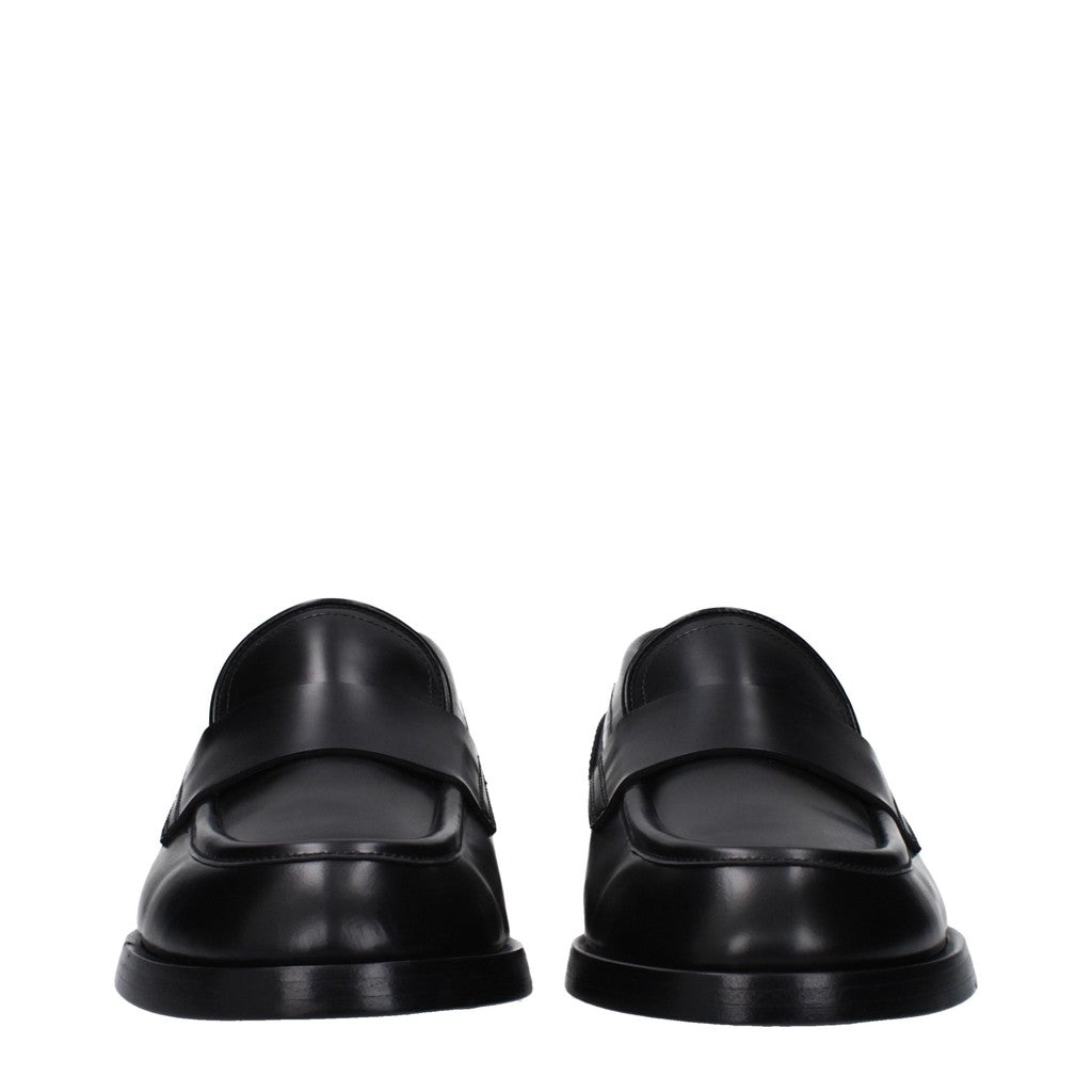 Dolce & Gabbana Loafers met leren zool – Zwart