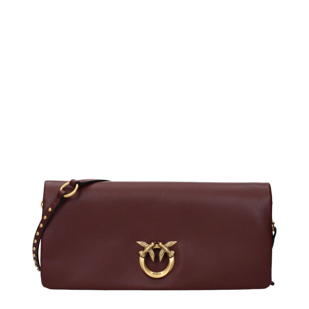 Pinko Love Bag Click Soft Horizontal Clutch – Bordeauxrood