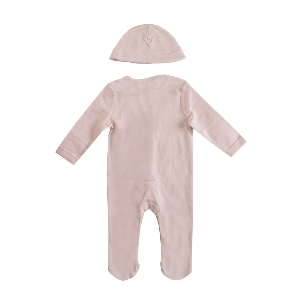 Lyle & Scott Kids Boxpakje met muts – Lichtroze