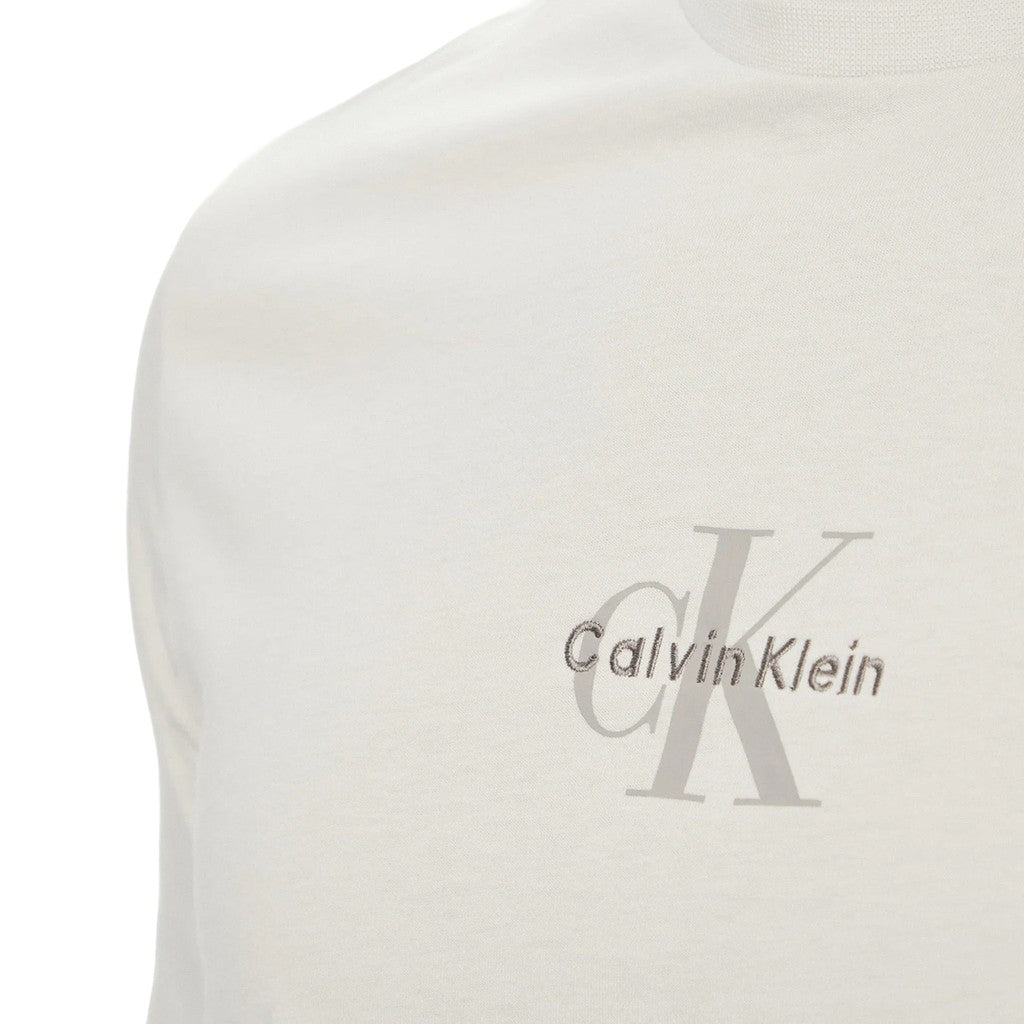 Calvin Klein T-shirt met geborduurd logo – Grijs