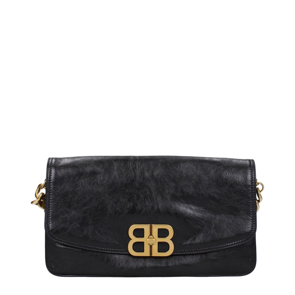 Balenciaga BB Soft Flap Schoudertas – Zwart