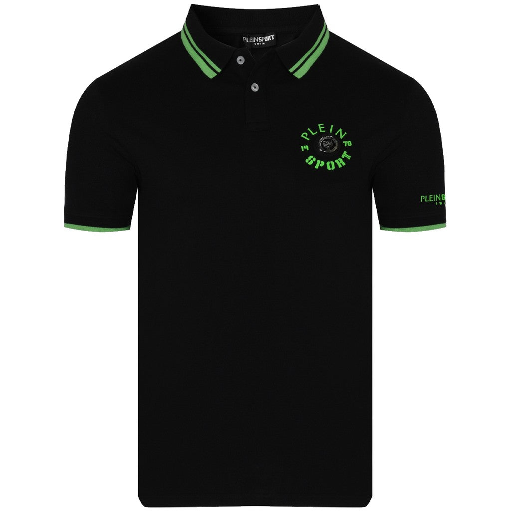 Philipp Plein Tiger Flame Polo – Zwart