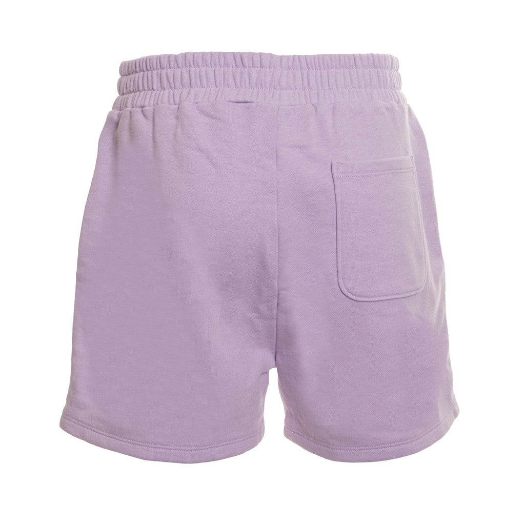 Converse Effen short met zakken en logo – Lila