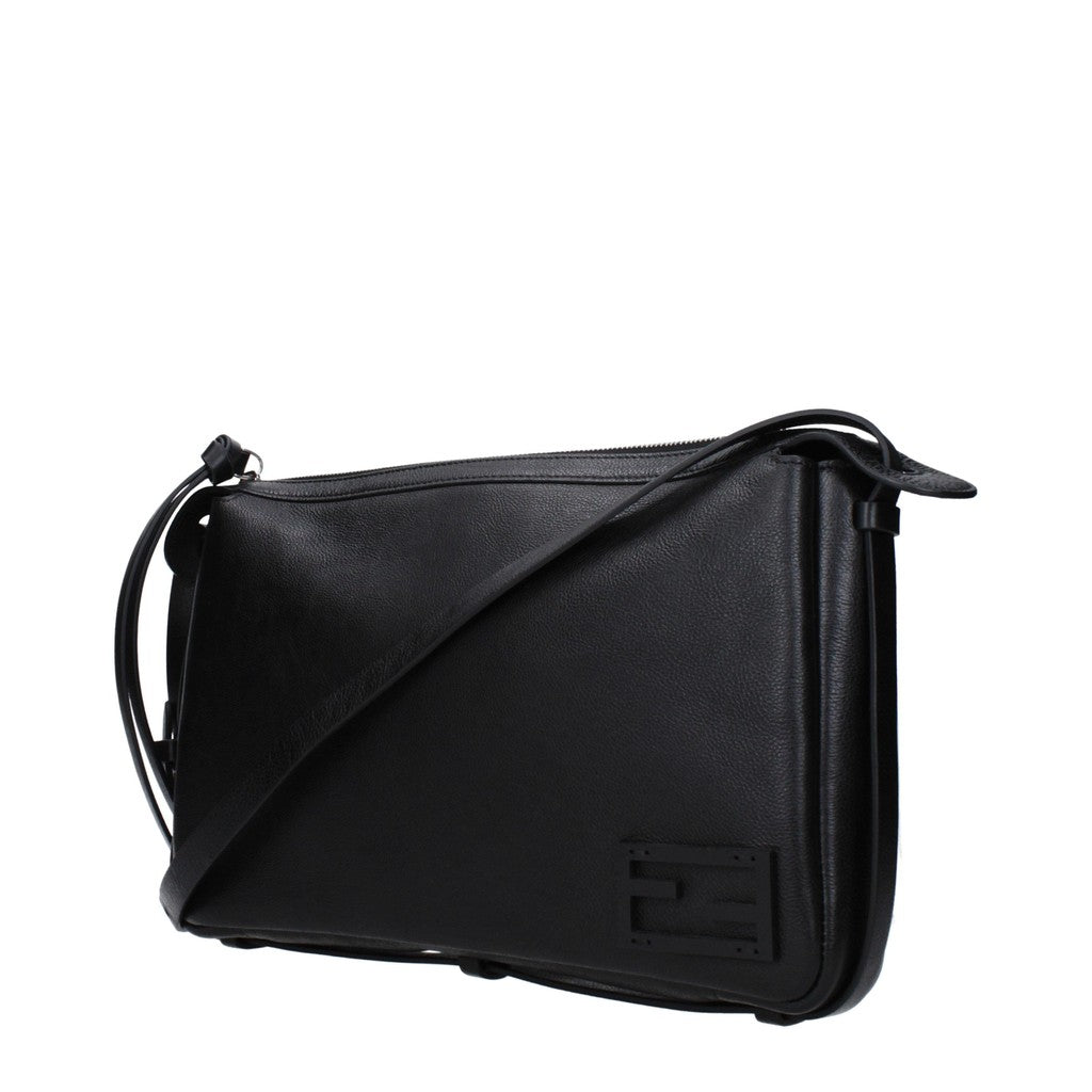 Fendi Simply Fendi Schoudertas Medium – Zwart