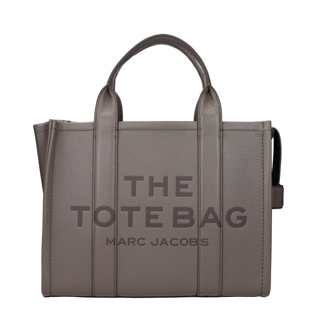 Marc Jacobs The Tote Shopper van leer – Grijs