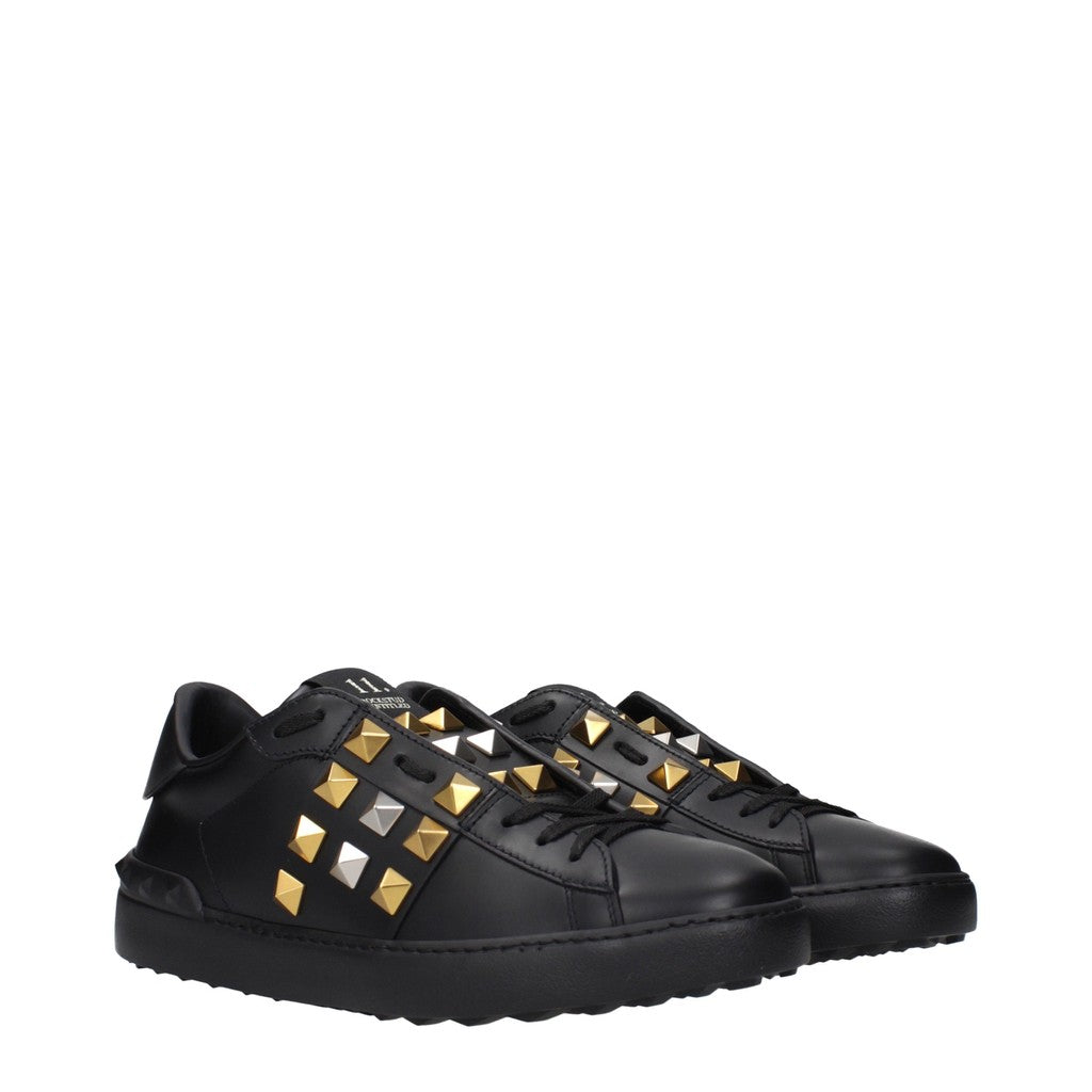 Valentino Garavani Rockstud Untitled Sneakers met ronde neus – Zwart