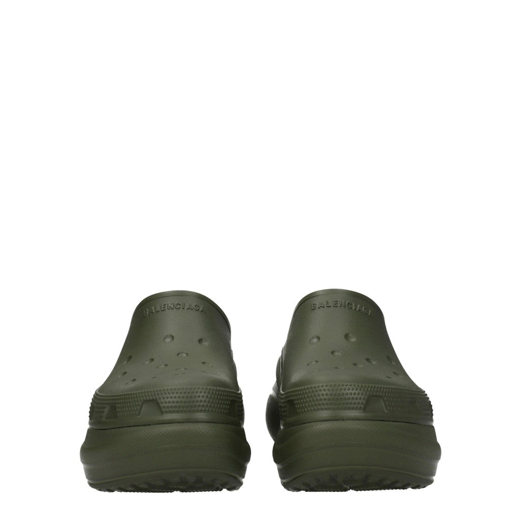 Balenciaga Rubberen muiltjes met plateauzool – Groen